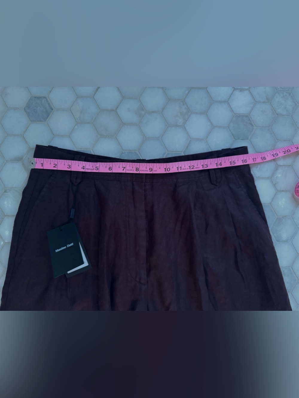 Massimo Dutti brown Bermuda Shorts NWT Size 8 / EUR 40 Current Season - Picture 15 of 16
